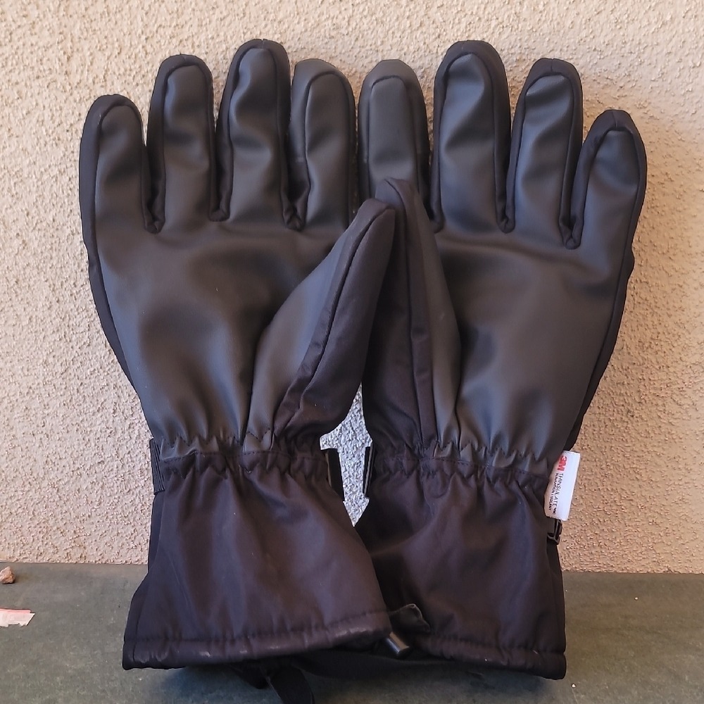 3M Thinsulate XXL Black Thermal Gloves - Picture 2 of 5